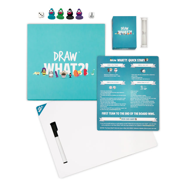 Draw What?! Board Game Hilarious Party Game For Adults Imholding Games