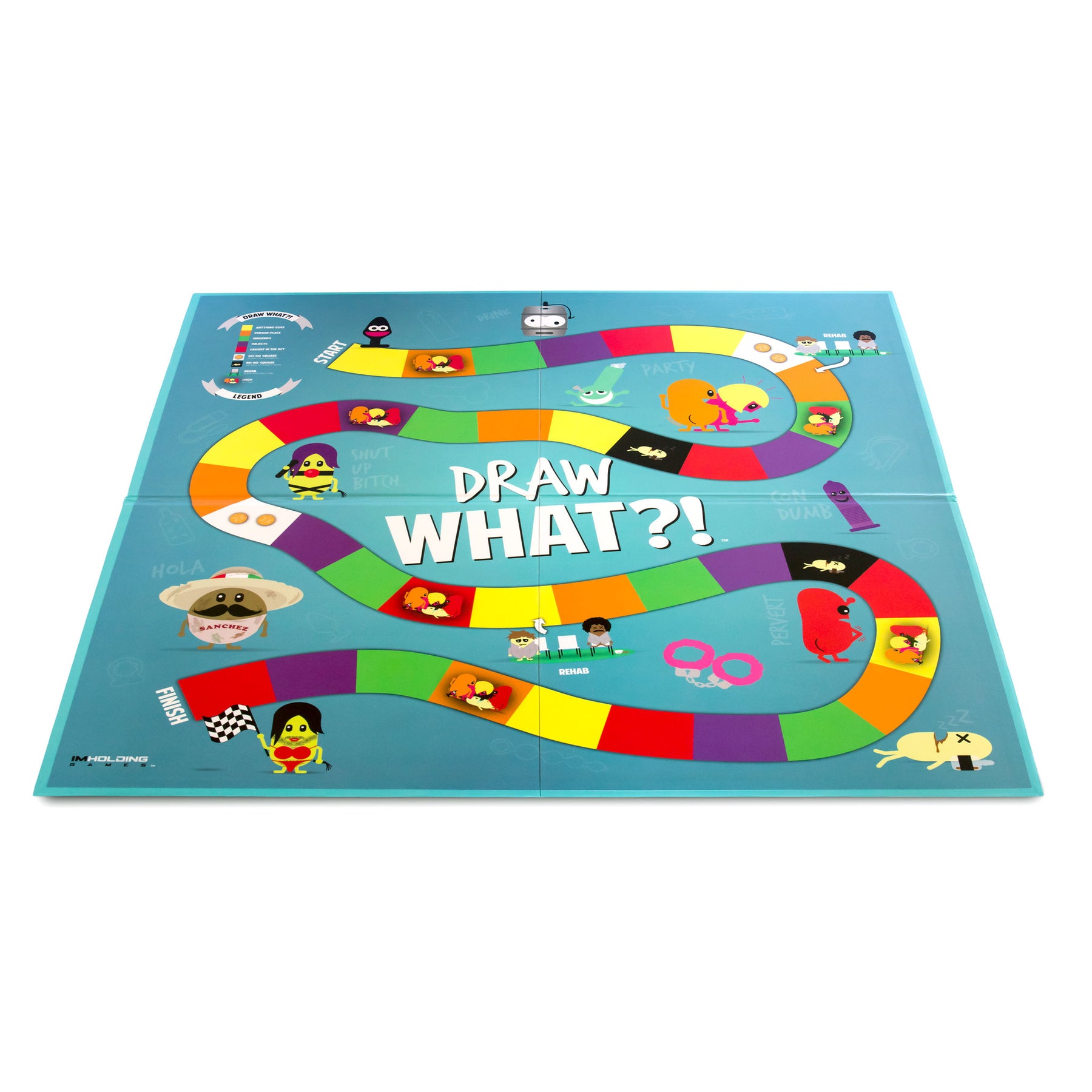 Draw What?! Board Game Hilarious Party Game For Adults Imholding Games